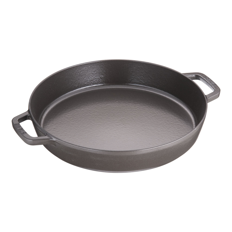 ストウブ ラウンド 両手フライパン 40511-073 34cmBL 1箱(ご注文単位1箱)【直送品】