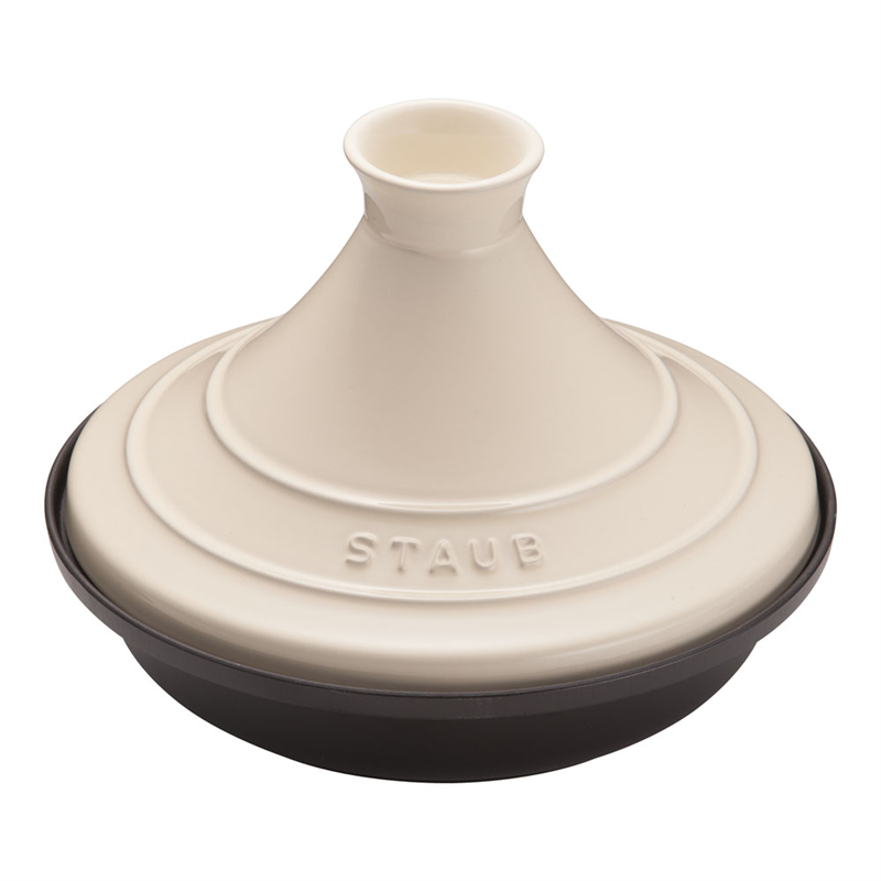 ストウブ タジン鍋(セラミックドーム) 40509-395 28cm 白 1箱(ご注文単位1箱)【直送品】