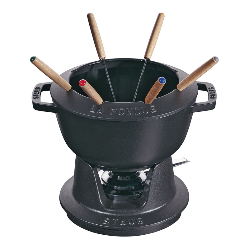 ストウブ　フォンデュセット　20cm 40511-972　黒 1箱（ご注文単位1箱）【直送品】