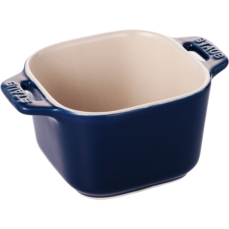 ストウブ　EXミニスクエアラムカン2ヶ組 40511-111　ブルー 1箱（ご注文単位1箱）【直送品】