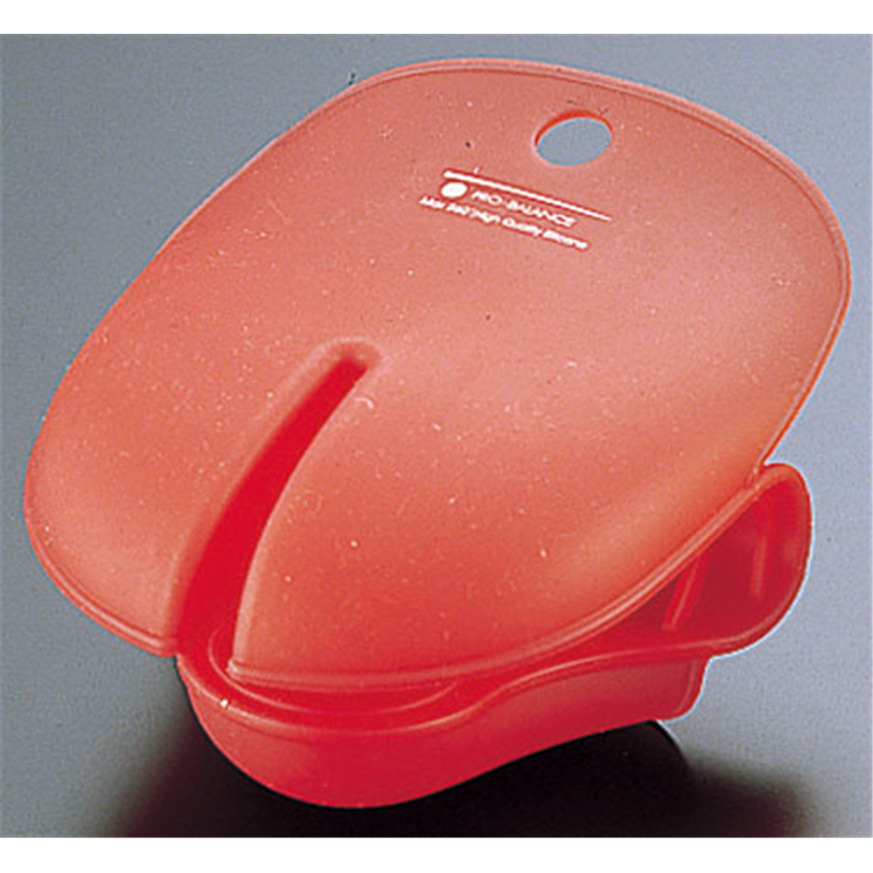 シリコンハーフミトン　0002-599 レッド（片手） 1袋（ご注文単位1袋）【直送品】