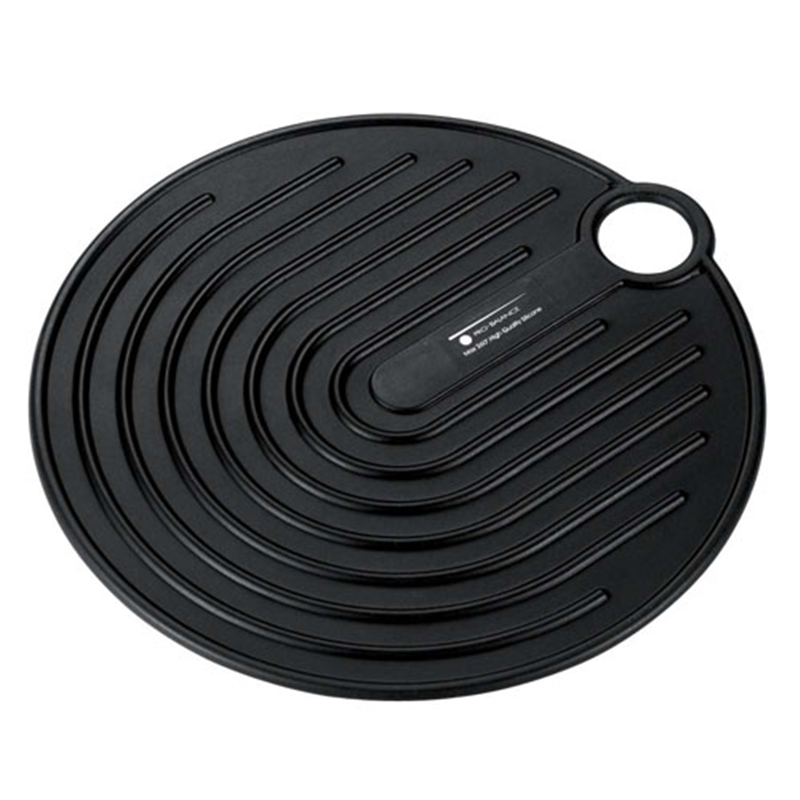 シリコンマット　0002-598 ブラック 1袋（ご注文単位1袋）【直送品】