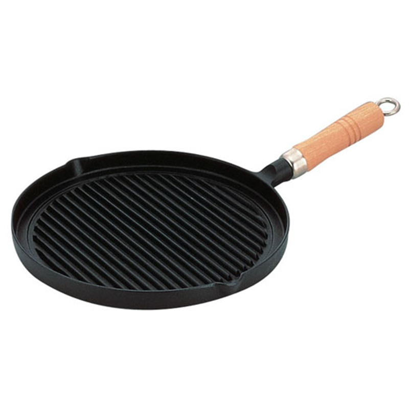 IK ステーキ&グリルパン 木柄付 1箱(ご注文単位1箱)【直送品】