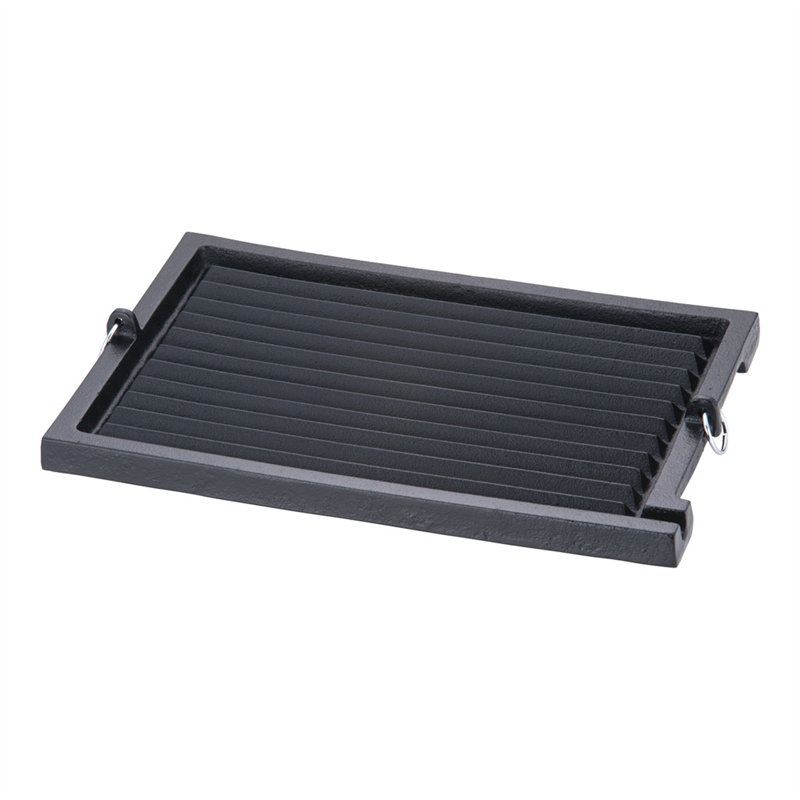 鉄鋳物 角グリルパン 大 1袋(ご注文単位1袋)【直送品】