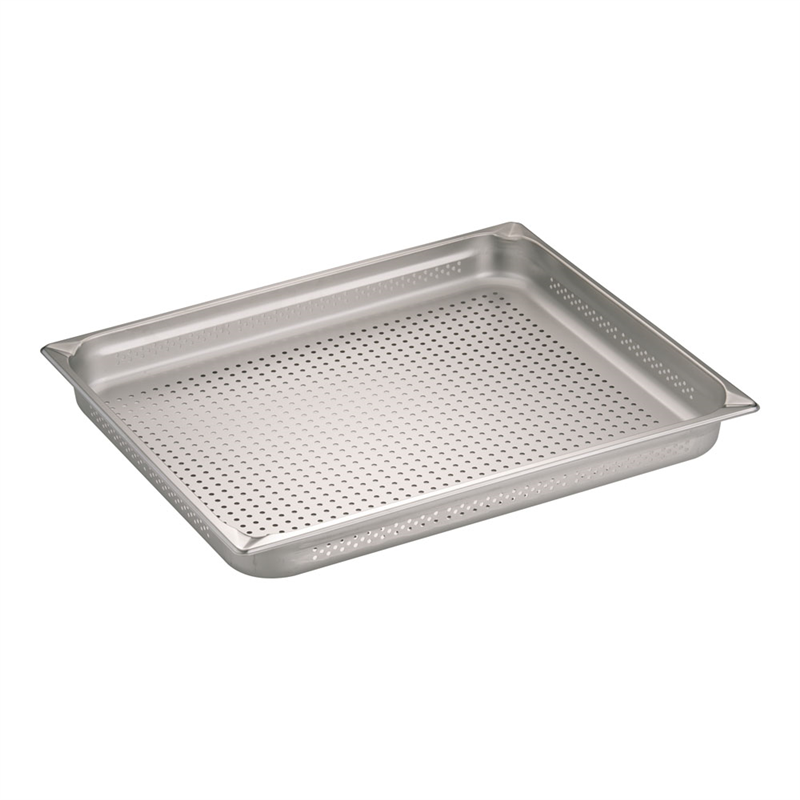 KINGOステンレス 穴明 ホテルパン 21065PS 2/1×65 1袋(ご注文単位1袋)【直送品】