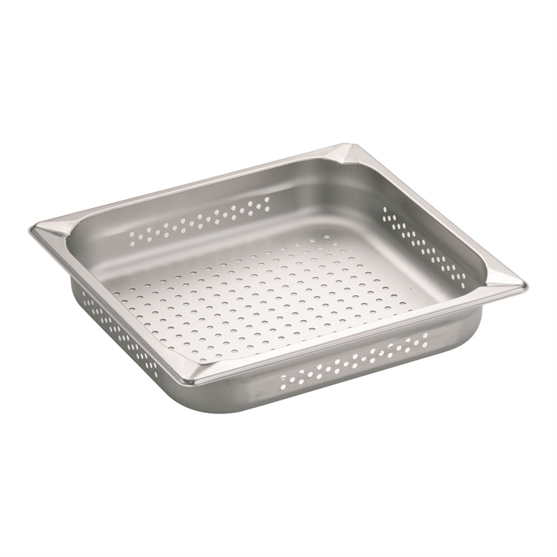 KINGOステンレス 穴明 ホテルパン 23065PS 2/3×65 1袋(ご注文単位1袋)【直送品】