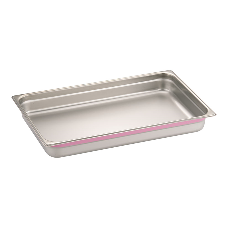 DO-EN18-8カラーラインGNパン 1/1 65mm ピンク 1袋(ご注文単位1袋)【直送品】