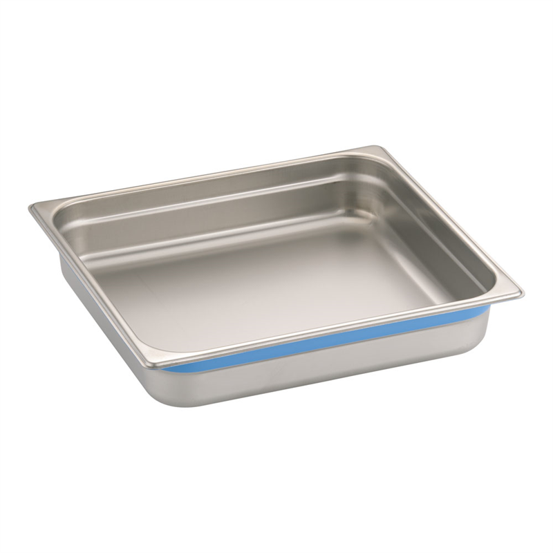 DO-EN18-8カラーラインGNパン 2/3 65mm ブルー 1袋(ご注文単位1袋)【直送品】