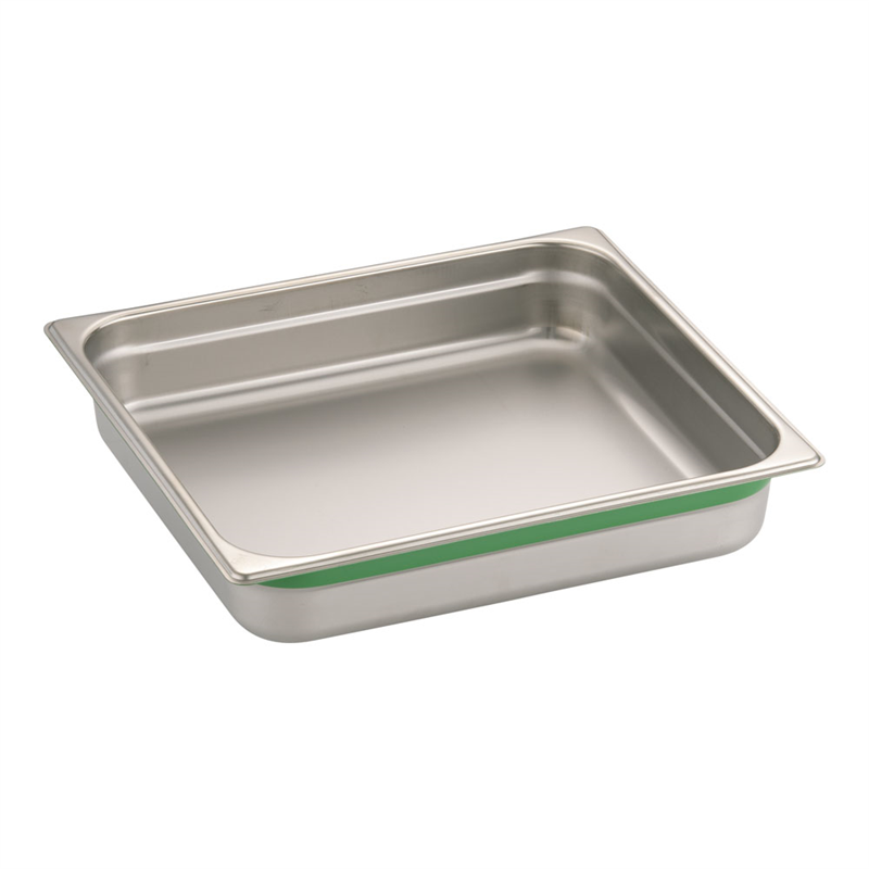 DO-EN18-8カラーラインGNパン 2／3　65mm　グリーン 1袋（ご注文単位1袋）【直送品】