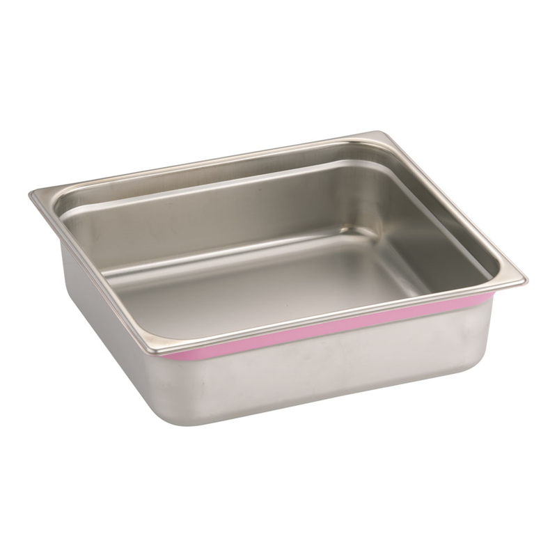 DO-EN18-8カラーラインGNパン 2／3　100mm　ピンク 1袋（ご注文単位1袋）【直送品】