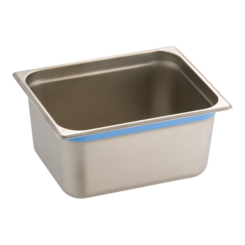 DO-EN18-8カラーラインGNパン 1/2 150mm ブルー 1袋(ご注文単位1袋)【直送品】