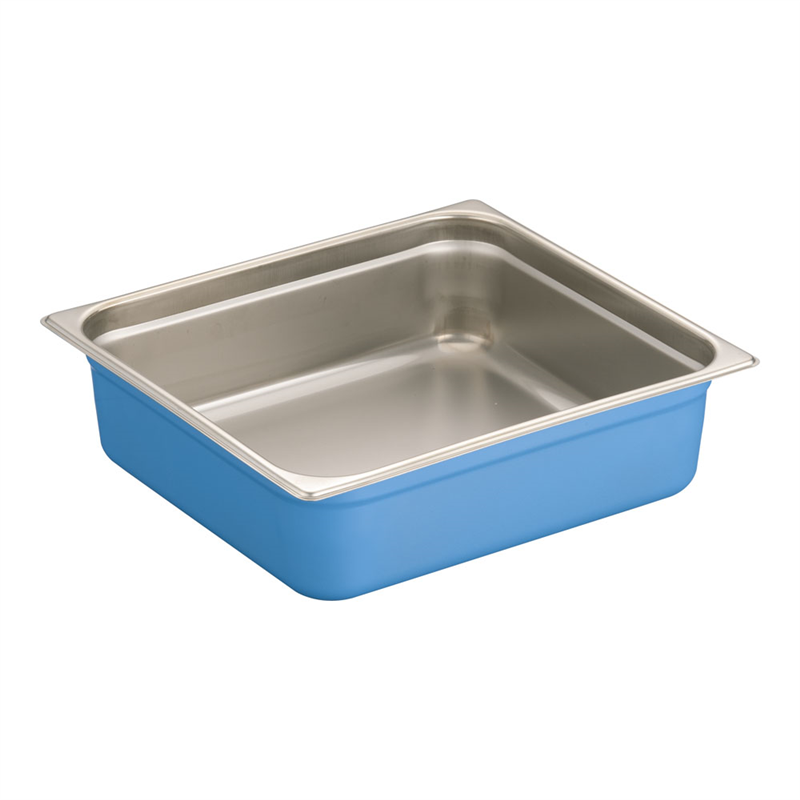 DO-EN18-8カラーGNパン 2/3 100mm ブルー 1袋(ご注文単位1袋)【直送品】