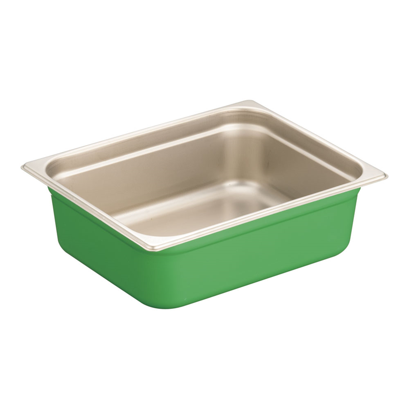 DO-EN18-8カラーGNパン 1/2 100mm グリーン 1袋(ご注文単位1袋)【直送品】