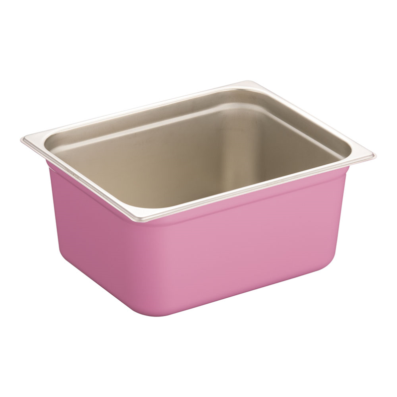 DO-EN18-8カラーGNパン 1/2 150mm ピンク 1袋(ご注文単位1袋)【直送品】