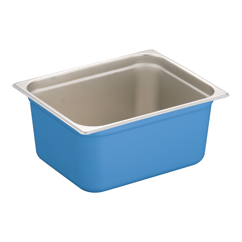 DO-EN18-8カラーGNパン 1/2 150mm ブルー 1袋(ご注文単位1袋)【直送品】