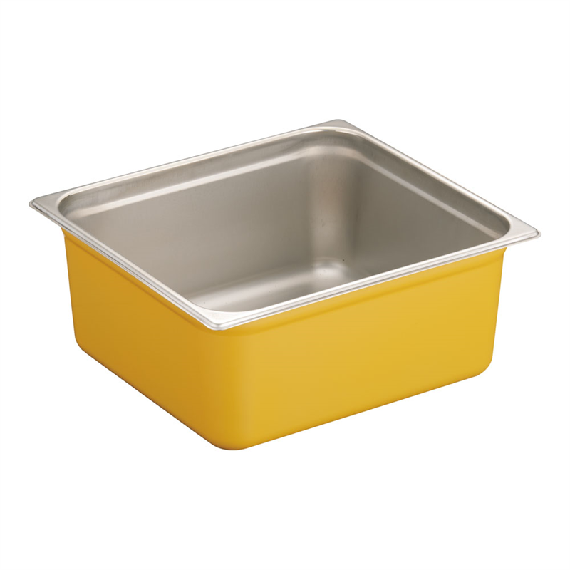 DO-EN18-8カラーGNパン 2/3 150mm イエロー 1袋(ご注文単位1袋)【直送品】