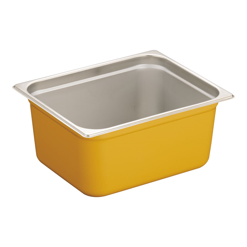 DO-EN18-8カラーGNパン 1/2 150mm イエロー 1袋(ご注文単位1袋)【直送品】