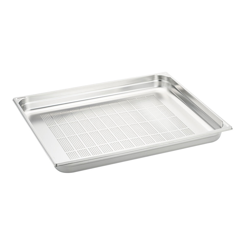 ブウジャー ステンレス 穴明きホテルパン 7404.06 2/1×65mm 1袋(ご注文単位1袋)【直送品】