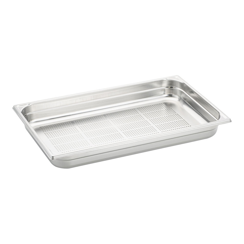 ブウジャー ステンレス 穴明きホテルパン 7414.06 1/1×65mm 1袋(ご注文単位1袋)【直送品】