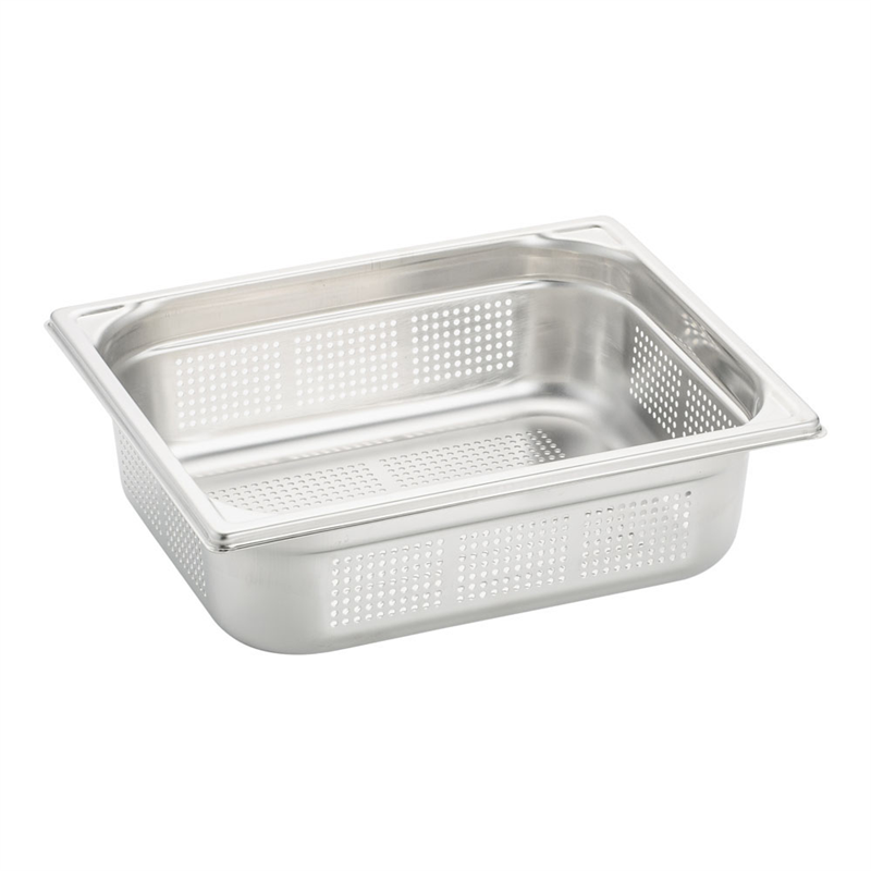 ブウジャー ステンレス 穴明きホテルパン 7434.10 1/2×100mm 1袋(ご注文単位1袋)【直送品】