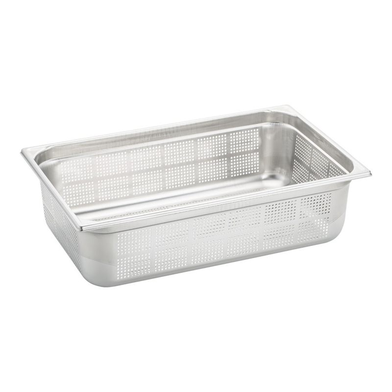 ブウジャー ステンレス 穴明きホテルパン 7414.15 1/1×150mm 1袋(ご注文単位1袋)【直送品】