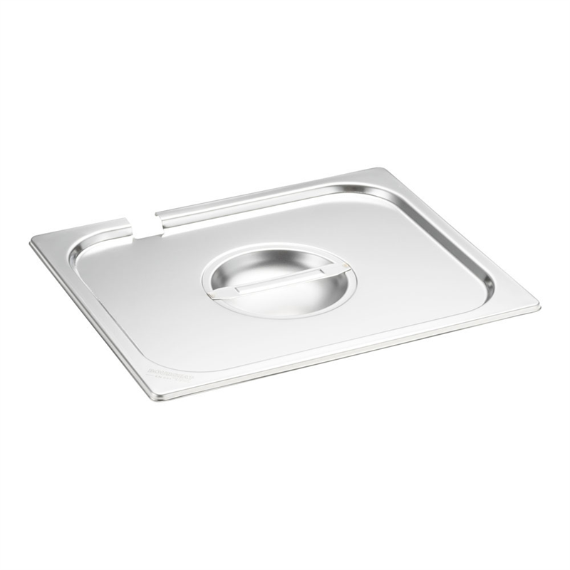 ブウジャーステンレス仕切穴付ホテルパン蓋 GNS型7485.12　1／2用 1袋（ご注文単位1袋）【直送品】