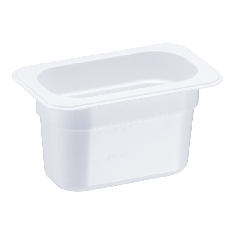 TRトライタン フードパン ホワイト 1/9×100mm 8498WH 1個(ご注文単位1個)【直送品】