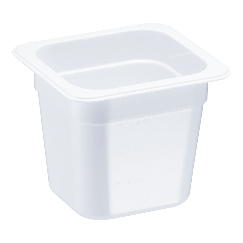 TRトライタン フードパン ホワイト 1/6×150mm 8493WH 1個(ご注文単位1個)【直送品】