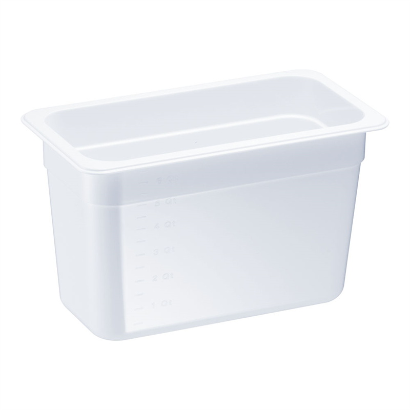 TRトライタン フードパン ホワイト 1/3×200mm 8474WH 1個(ご注文単位1個)【直送品】