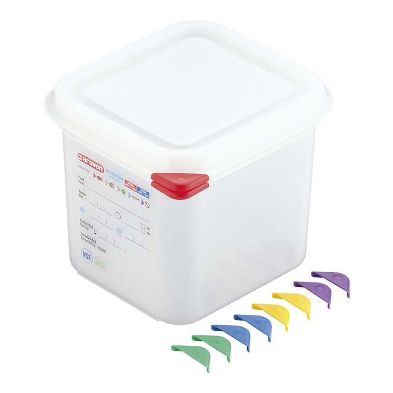 アラベン 密封カバー付食品保存コンテナー 1/6 150mm 3025 1個(ご注文単位1個)【直送品】