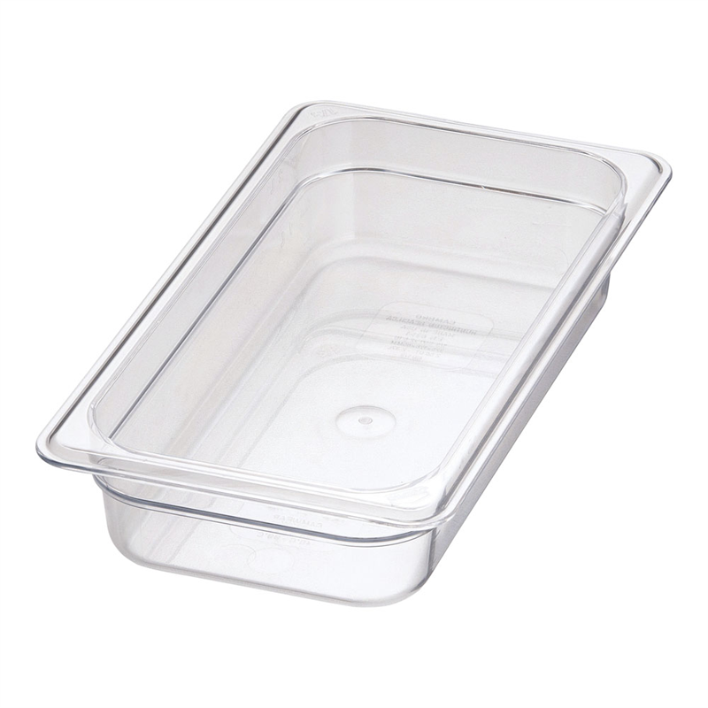 キャンブロ・フードパン 32CW 1/3 65mmクリアー 1個(ご注文単位1個)【直送品】