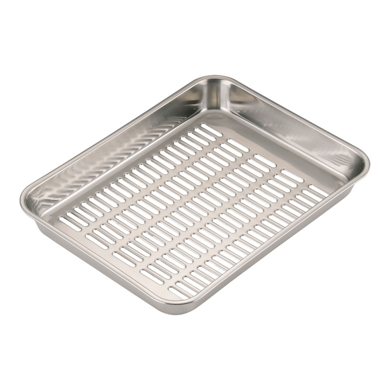 18-8水切バット 10枚取 1袋（ご注文単位1袋）【直送品】