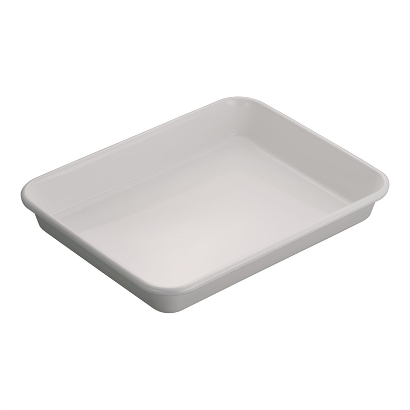 ホーロー角バット　ホワイト 12枚取 1個（ご注文単位1個）【直送品】