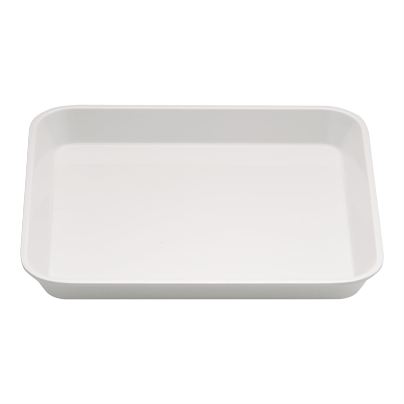 メラミン　（大）デリカバット　白 B-1-82　尺0寸 1袋（ご注文単位1袋）【直送品】