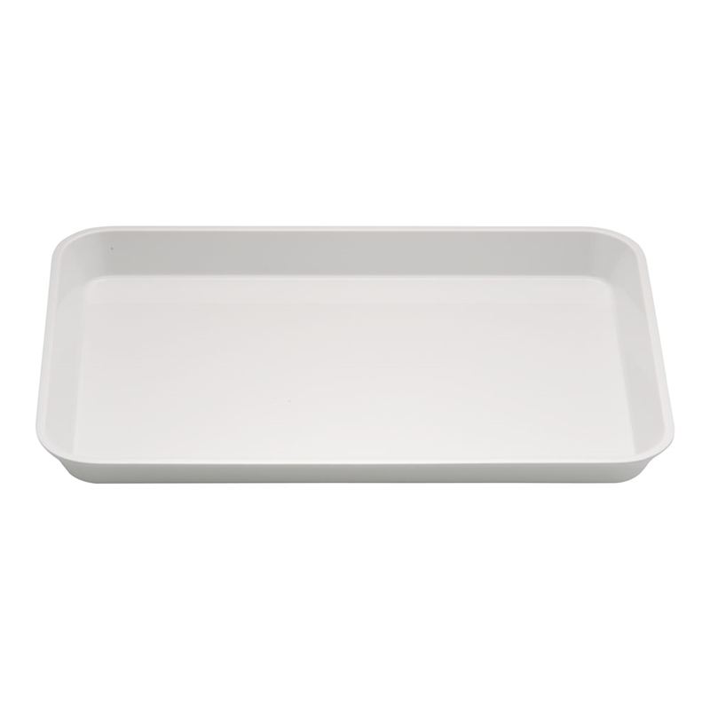 メラミン　（大）デリカバット　白 B-1-84　尺3寸 1袋（ご注文単位1袋）【直送品】