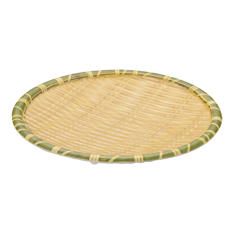 JB　メラミン竹模様丸皿 イエローS　JB-B711YL 1袋（ご注文単位1袋）【直送品】