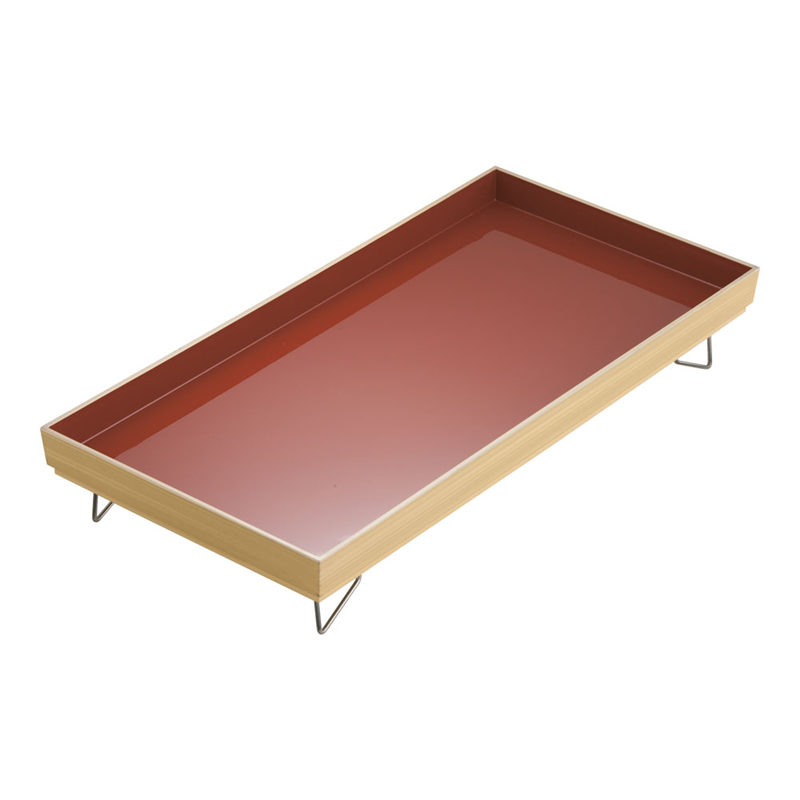 スクエアトレー P630　白木内朱 1個（ご注文単位1個）【直送品】