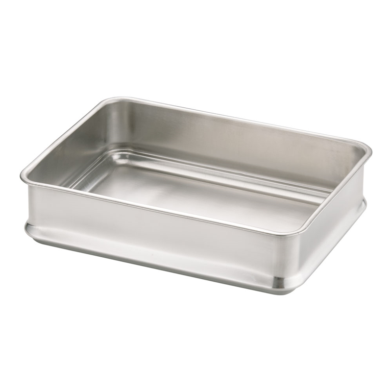 IKD　18-8抗菌スタッキング角バット 10枚取 1袋（ご注文単位1袋）【直送品】