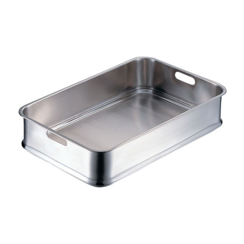 IKD18-8抗菌給食バット　24インチ 手穴明 1袋（ご注文単位1袋）【直送品】