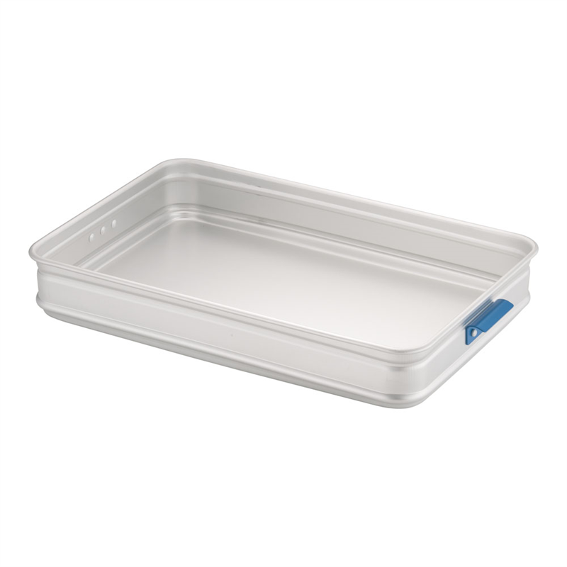 アルミ カラーハンドル番重 大 80 (板取手)青 1袋(ご注文単位1袋)【直送品】