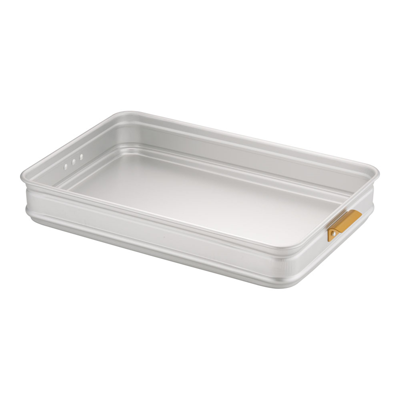 アルミ カラーハンドル番重 大 80 (板取手)金 1袋(ご注文単位1袋)【直送品】