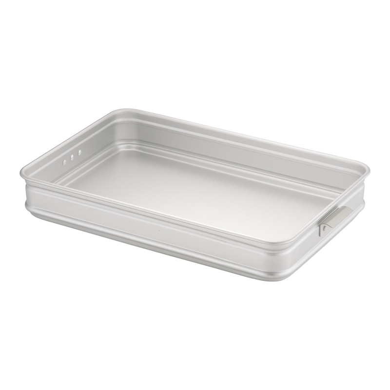 アルミ カラーハンドル番重 大 80 (板取手)銀 1袋(ご注文単位1袋)【直送品】