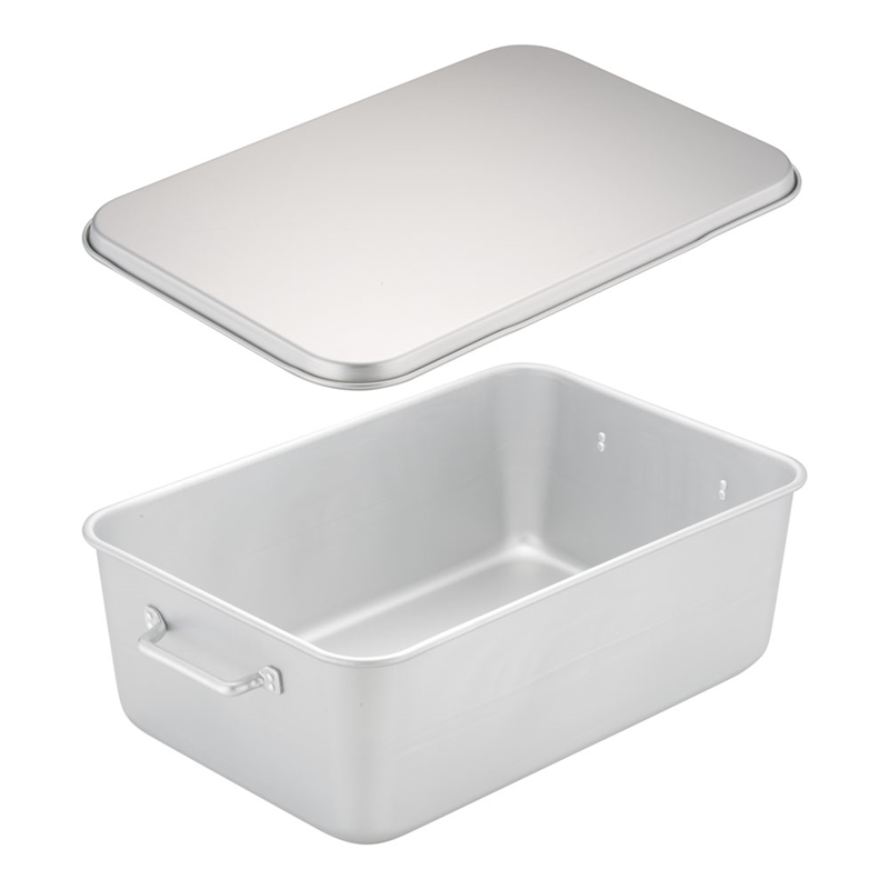 アルマイト 重なるパン箱(蓋付) TA-40(35~45人対応) 1袋(ご注文単位1袋)【直送品】