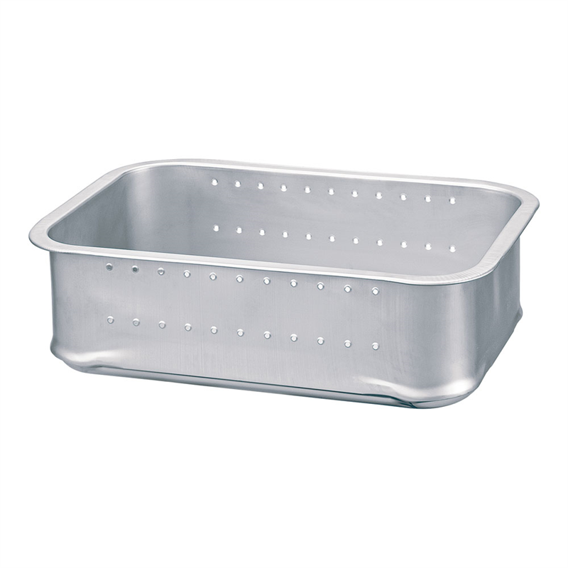 ステンレス ベンケイコンテナ穴明 取手無 H160 1個(ご注文単位1個)【直送品】