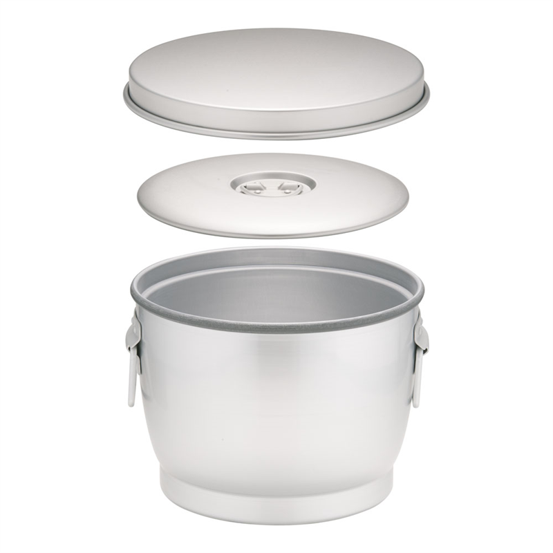 アルマイト炊飯二重食缶 264-B　（10l） 1袋（ご注文単位1袋）【直送品】