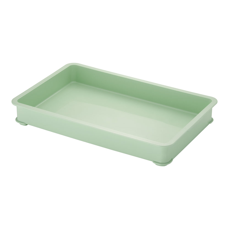 サンコー PP大型カラー番重 B型 グリーン 1個(ご注文単位1個)【直送品】