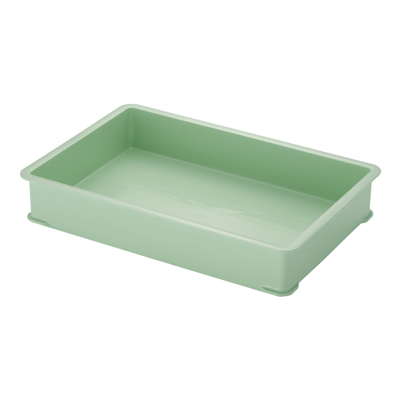 サンコー PPカラー番重 A型 グリーン 1個(ご注文単位1個)【直送品】