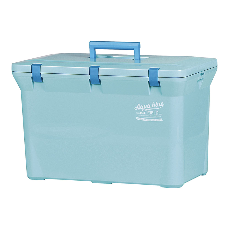 クーラーボックス アクアブルー 37A 1袋(ご注文単位1袋)【直送品】