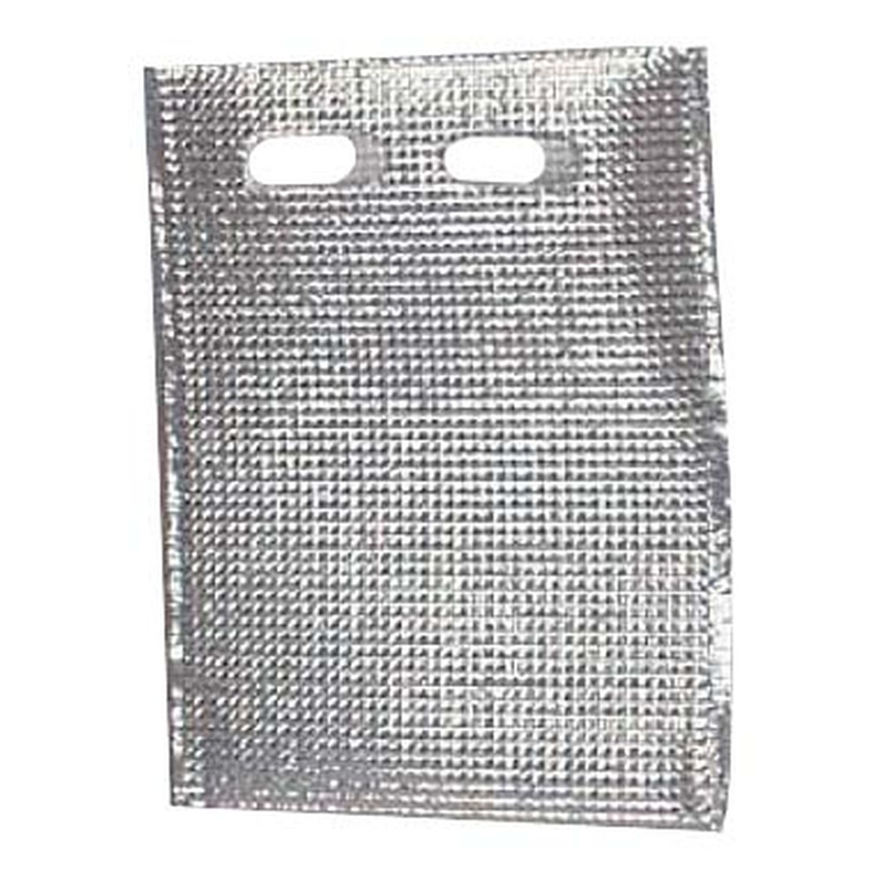 保冷・保温袋 アルバック平袋(持ち手付) (50枚入) Mサイズ 1袋(ご注文単位1袋)【直送品】