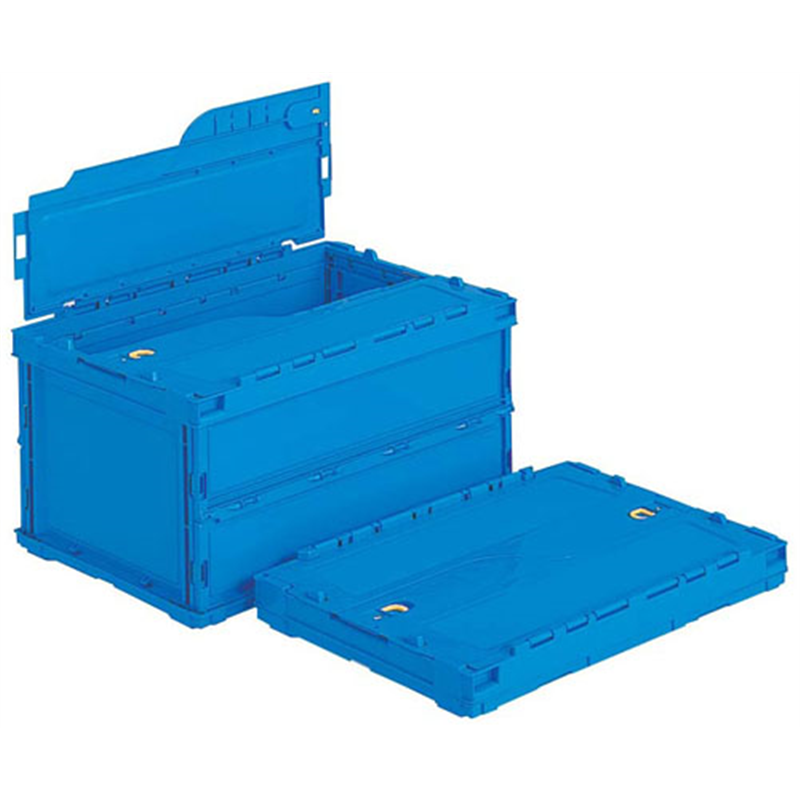 サンコー 折りたたみコンテナー ペタンコ C-40B(蓋付) 1個(ご注文単位1個)【直送品】